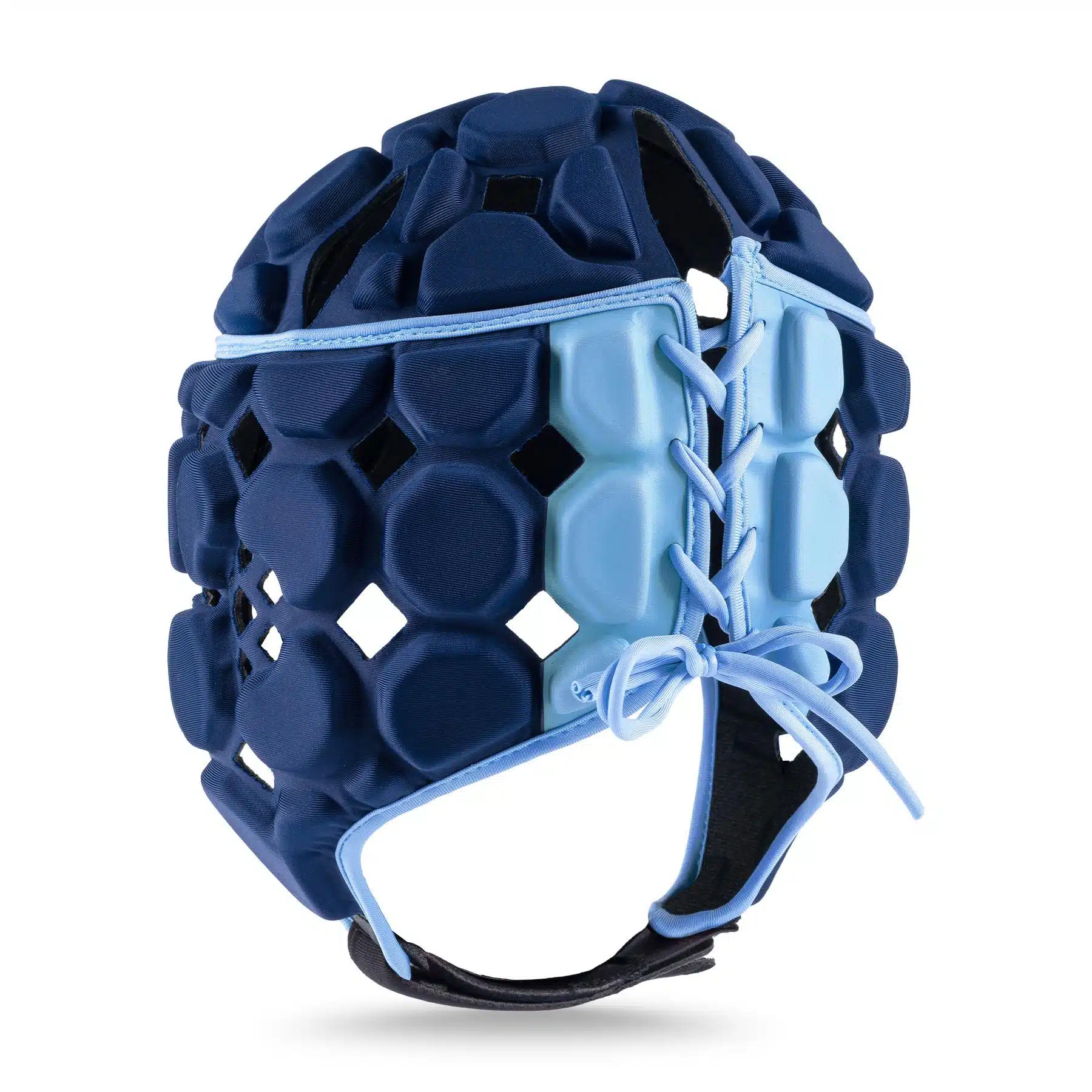 Gilbert Octane Headguard – Navy/Sky - Image 4