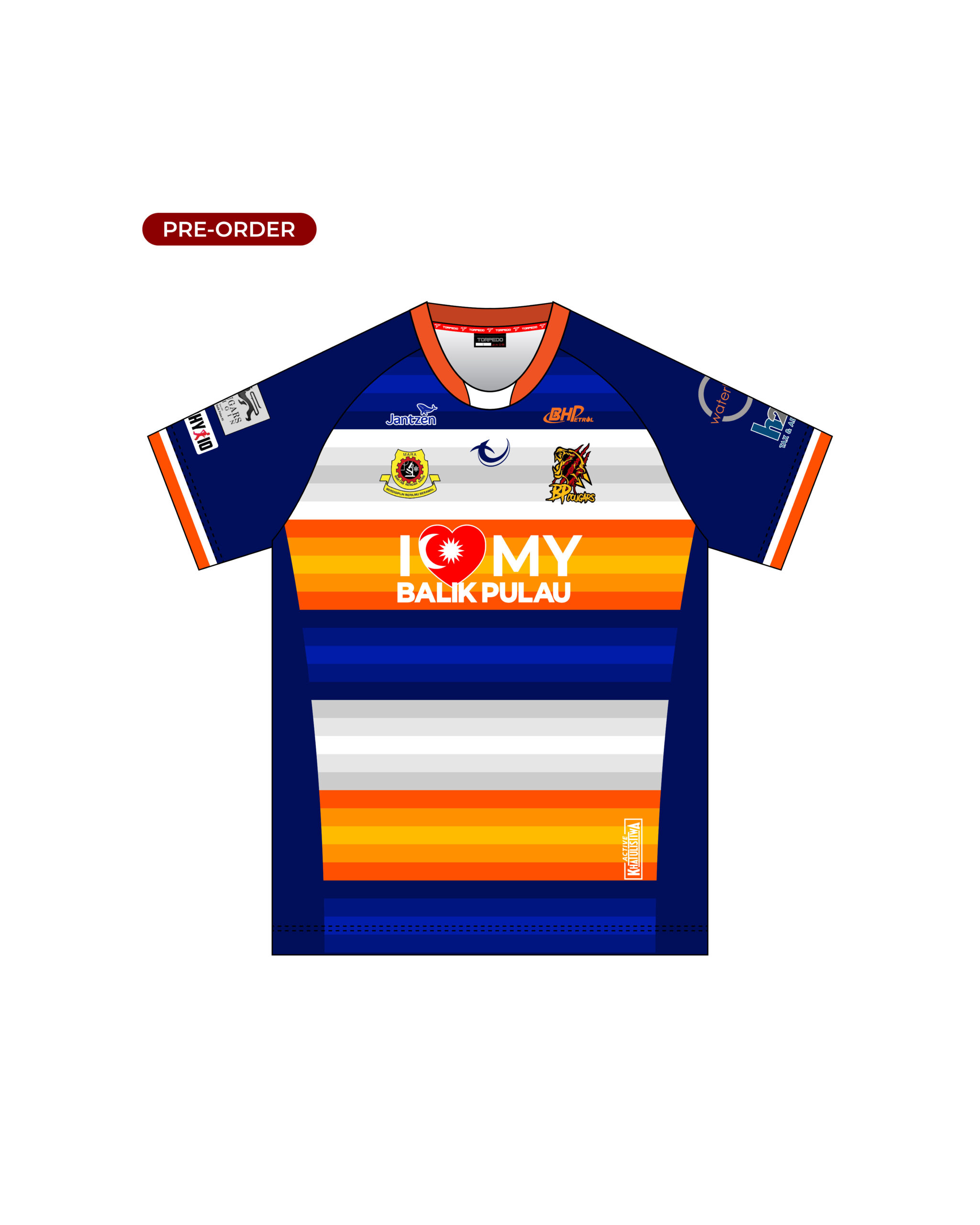 BP Cougars SSR25 Away Fans Round Neck