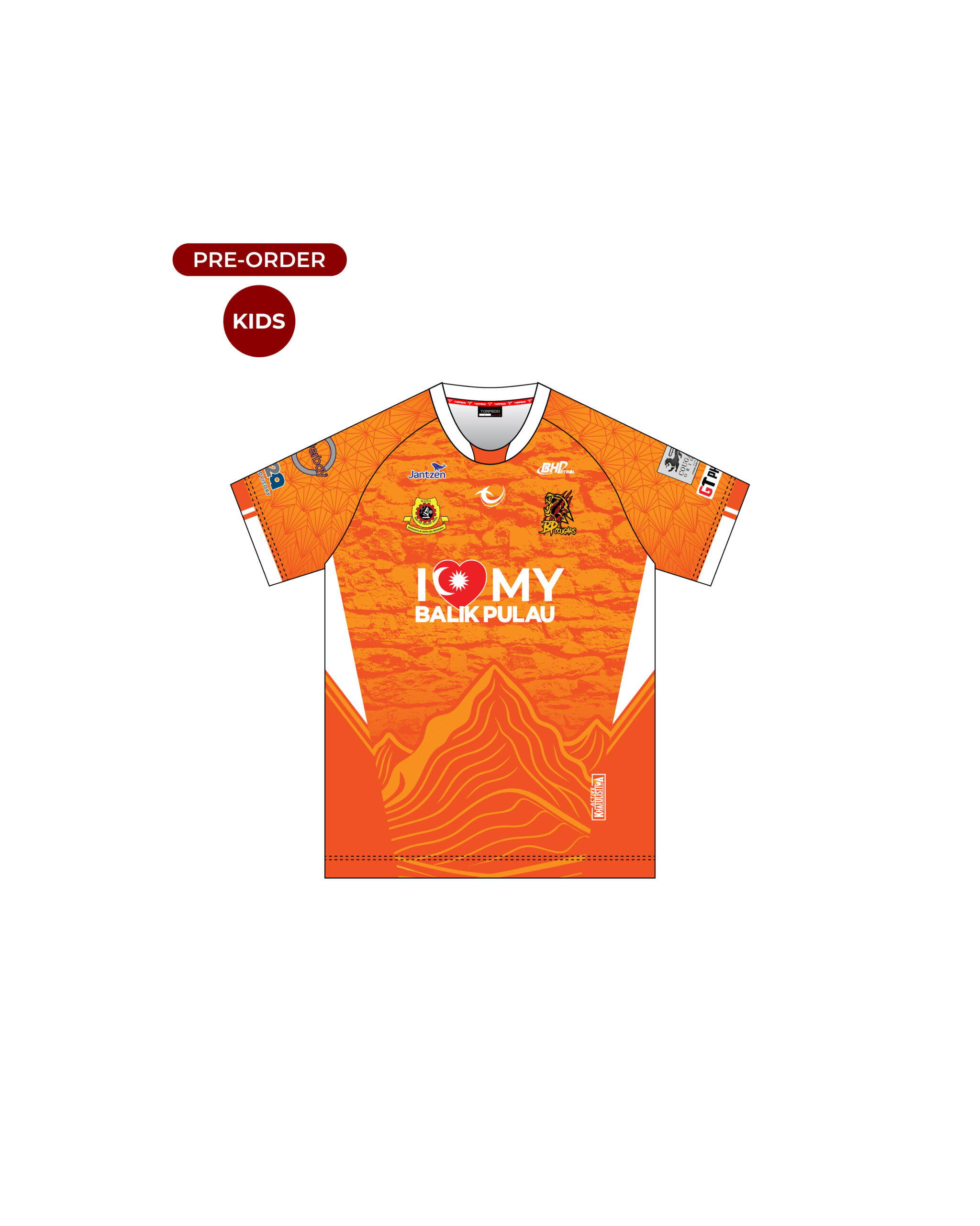 BP Cougars SSR25 Home Fans Round Neck Kids