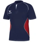 Gilbert Xact V2 Shirt – Navy/Red – Size S