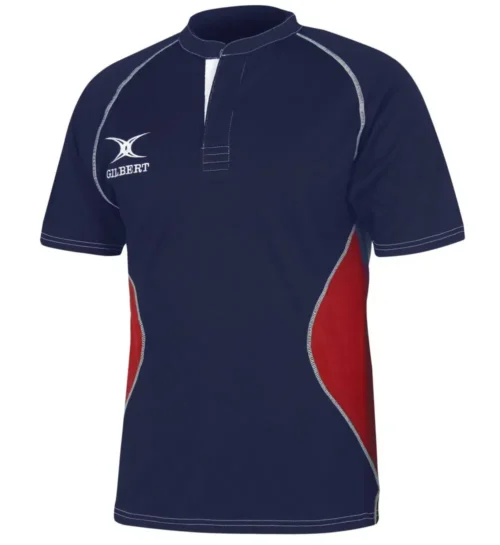 Gilbert Xact V2 Shirt – Navy/Red – Size S