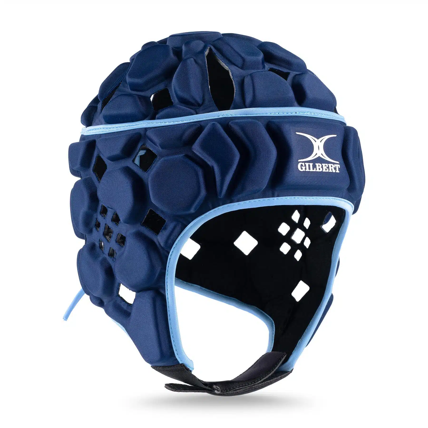 Gilbert Octane Headguard – Navy/Sky - Image 6