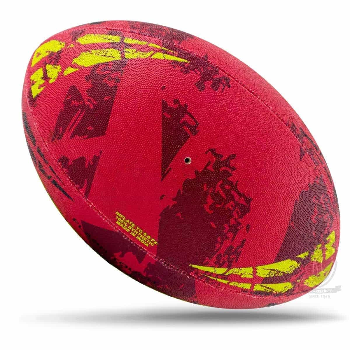 Steeden Flash Touch Rugby Ball – Crimson - Image 2
